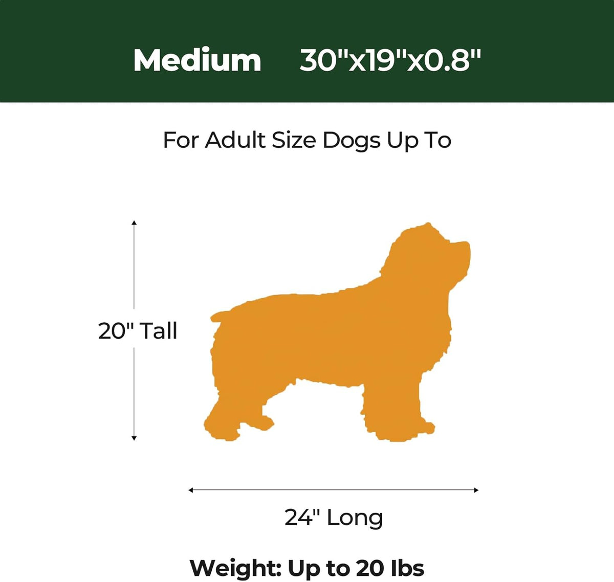 BALANCE Dog Crate Pad, Dog Foam Crate Mat Kennel Pad, Washable Water-Resistant Pet Bed Flat Dogs