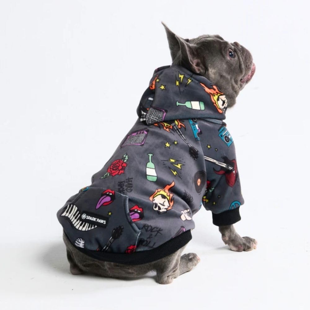Spark Paws Dog Hoodie – Premium Dog Sweater for Small, Medium, and Large Dogs | Warm Outfits for