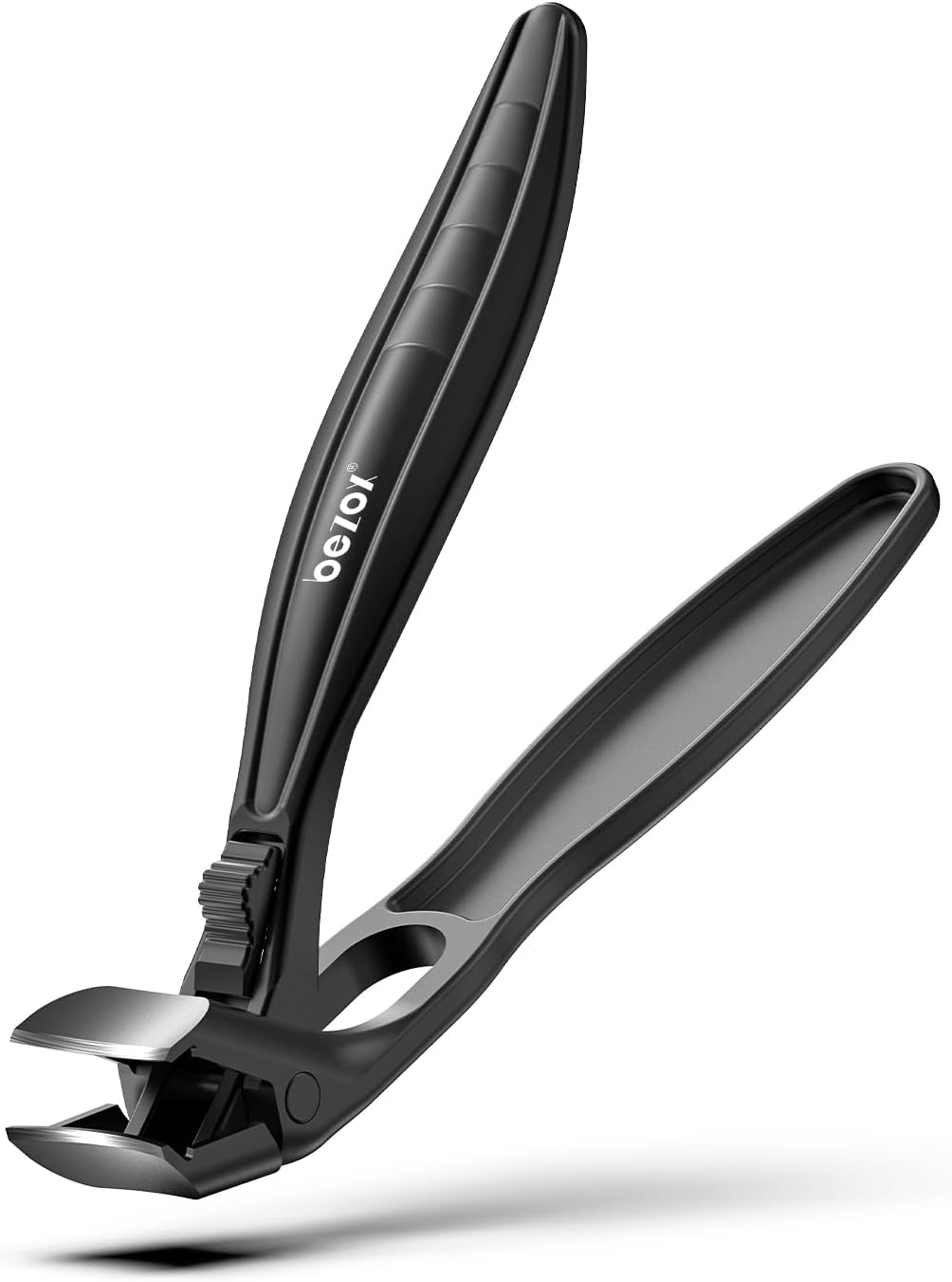 BEZOX Toe Nail Clippers for Thick Nails for Seniors with Safety Lock – Ergonomic Design Curved