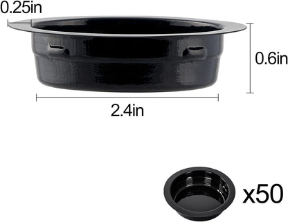 WACOOL Magnetic Reptile Ledge, Acrylic Gecko Feeding Ledge with 6PCS Cups, Reptile Food Water