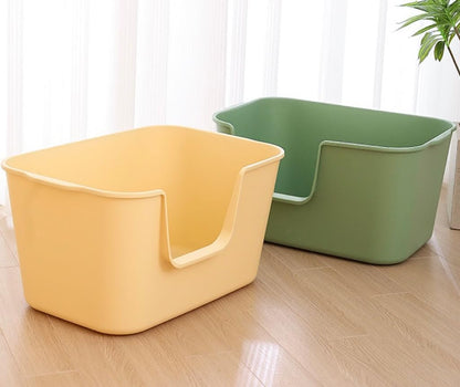 Extra Large Kitty Litter Box with High Sides, Anti-Splashing, Tool-Free Assembly, Multi Cat, Jumbo