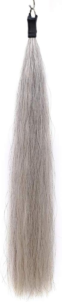Horse Tail Extensions with Braided Horsehair Loop, Blunt Cut Bottom, 28-30 inches Long and 3/8 lb