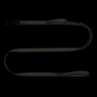 ICEFANG Tactical Dog Leash,K9 Training Walking Bungee Lead with 2 Control Handle,Heavy Duty Quick