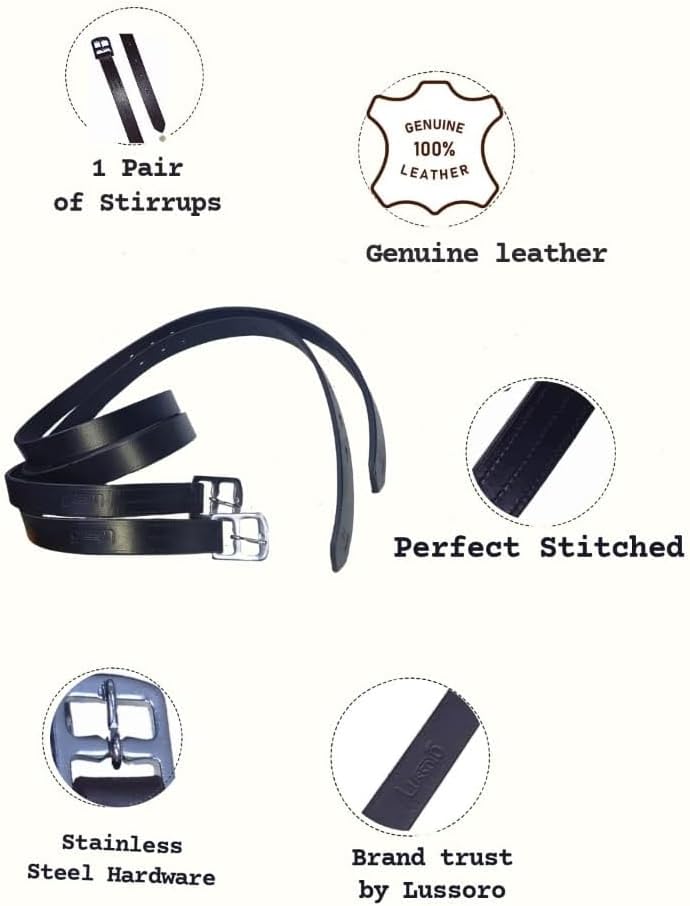 Leather English Riding Horse Black Saddle Starter Kit for Horse Riding Gift Set English Jumping