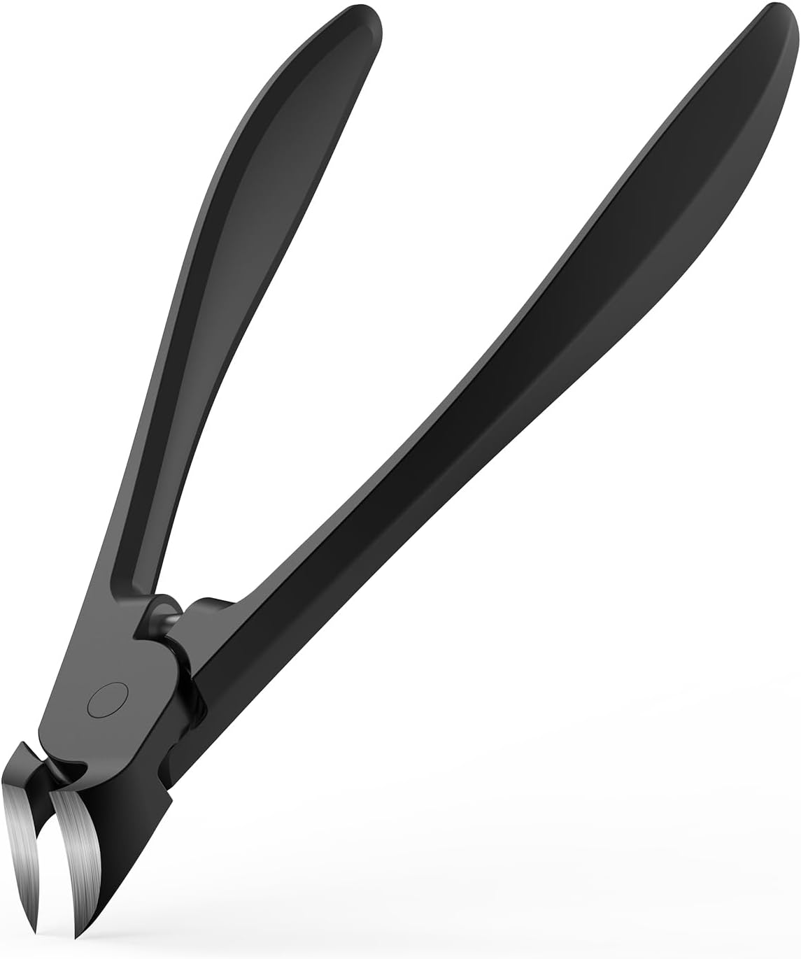 BEZOX Thick Toe Nail Clippers - Comfortable Rebound Thick Spring Toenails Clipper for Thick Nails