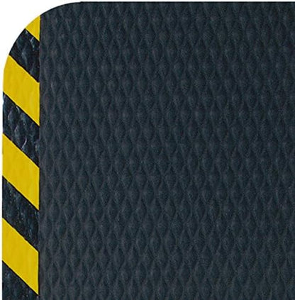 American Floor Mats Hog Heaven Premium 7/8" Black & Yellow Border 3' x 10' Nitrile Backed