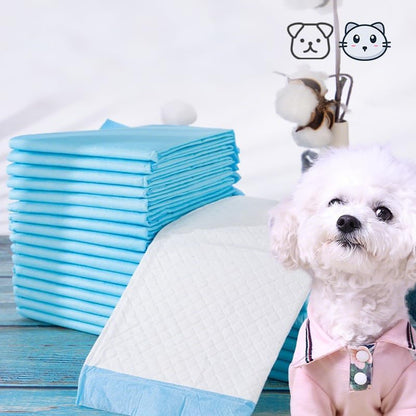 Absorbent Disposable Dog & Cat Training Pads - Large Washable Pet Supplies with Leak-Proof Design