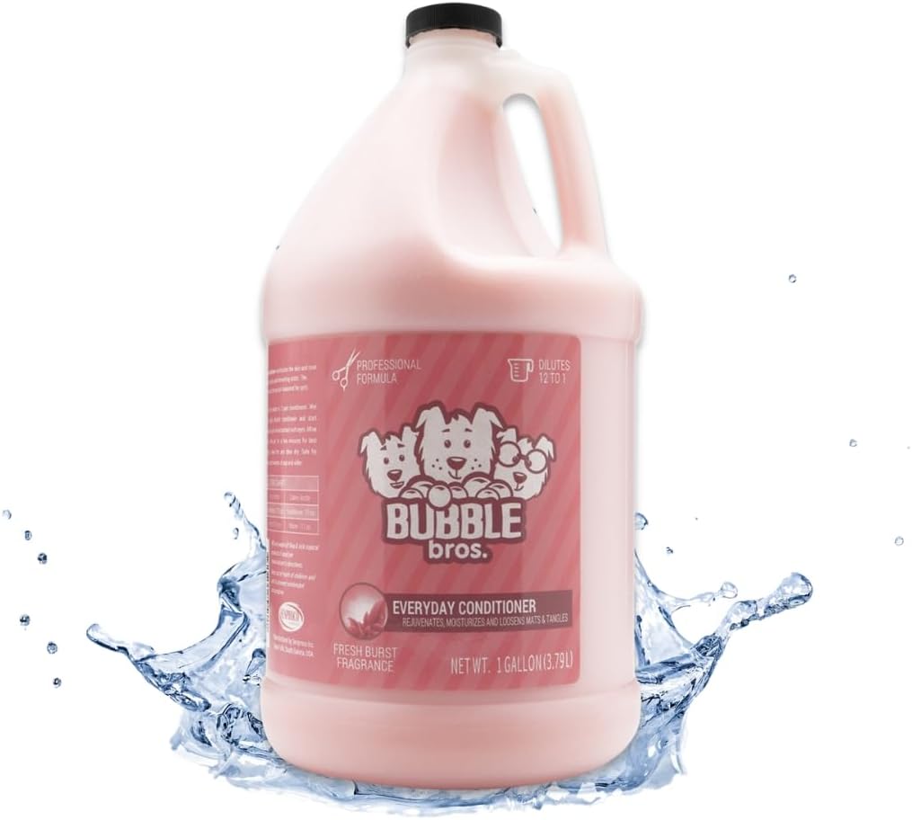 Bubble Bros. Everyday Conditioner for Dogs, Gallon - Natural, Moisturizes and Conditions The Skin