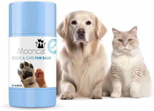 Mooncat Cat Paw Balm ??Cat-Specific Paw & Nose Moisturizer for Dry Cracked Pads, Fast Absorbing