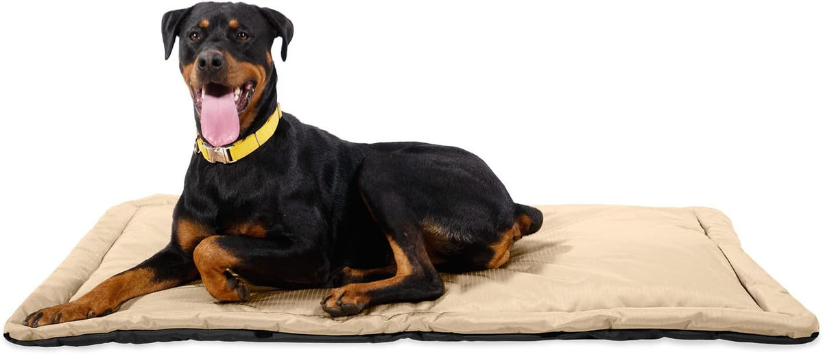K9 Ballistics Tough Ripstop Dog Crate Pad - Durable & Machine Washable with Non-Skid Bottom and