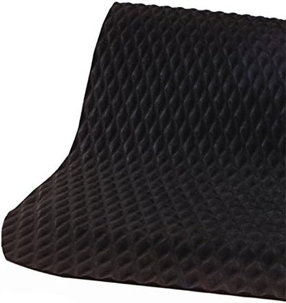 American Floor Mats Hog Heaven Premium 7/8" Black & Black Border 4' x 8' Nitrile Backed