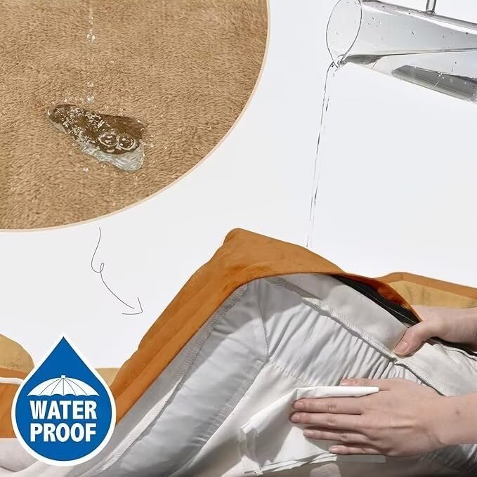 Comfort Expression Large Dog Beds Orthopedic Foam, Waterproof Dog Beds for Large Sized Dogs, Comfy