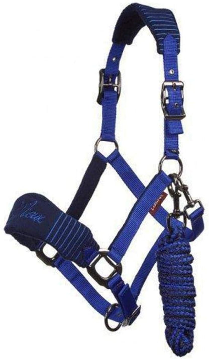 LeMieux Vogue Fleece Headcollar - Halter & Leadrope - Extra Padding, Adjustable at Curb and Poll