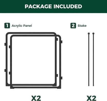 FXW Homeplus Unleashed Indoor Dog Playpen - Stress-Free and Safe Play, Heavy Duty 24 Inch 2 Acrylic