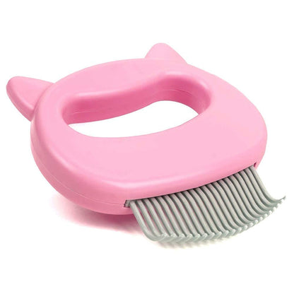 Leo's Paw The Original Pet Hair Removal Massaging Shell Comb Soft Deshedding Brush Grooming and