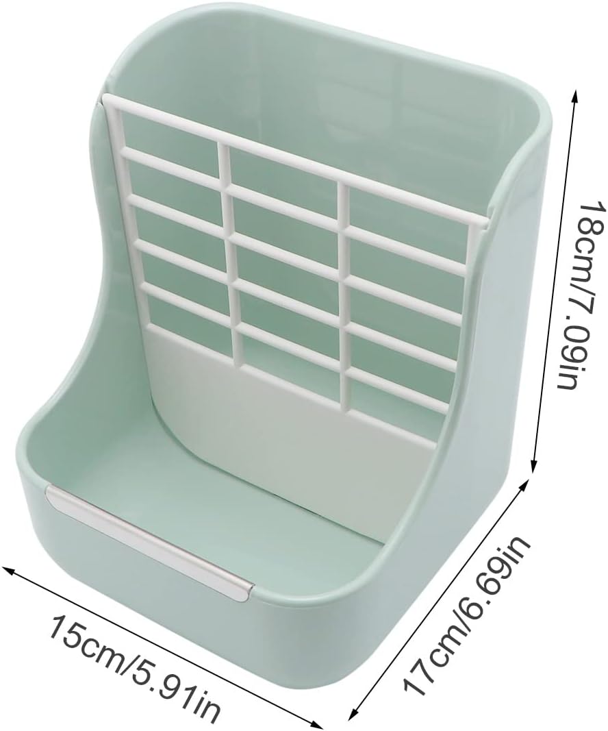Litewoo Rabbit Hay Feeder Food Bowl Feeding Rack for Small Animal Guinea Pig Chinchilla Bunny Cage
