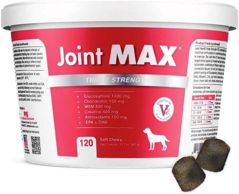 TS Joint Supplement Vet Formulated Pain & Inflammation Relief Treats Hip Dysplasia & Arthritis