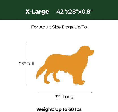 BALANCE Dog Crate Pad, Dog Foam Crate Mat Kennel Pad, Washable Water-Resistant Pet Bed Flat Dogs