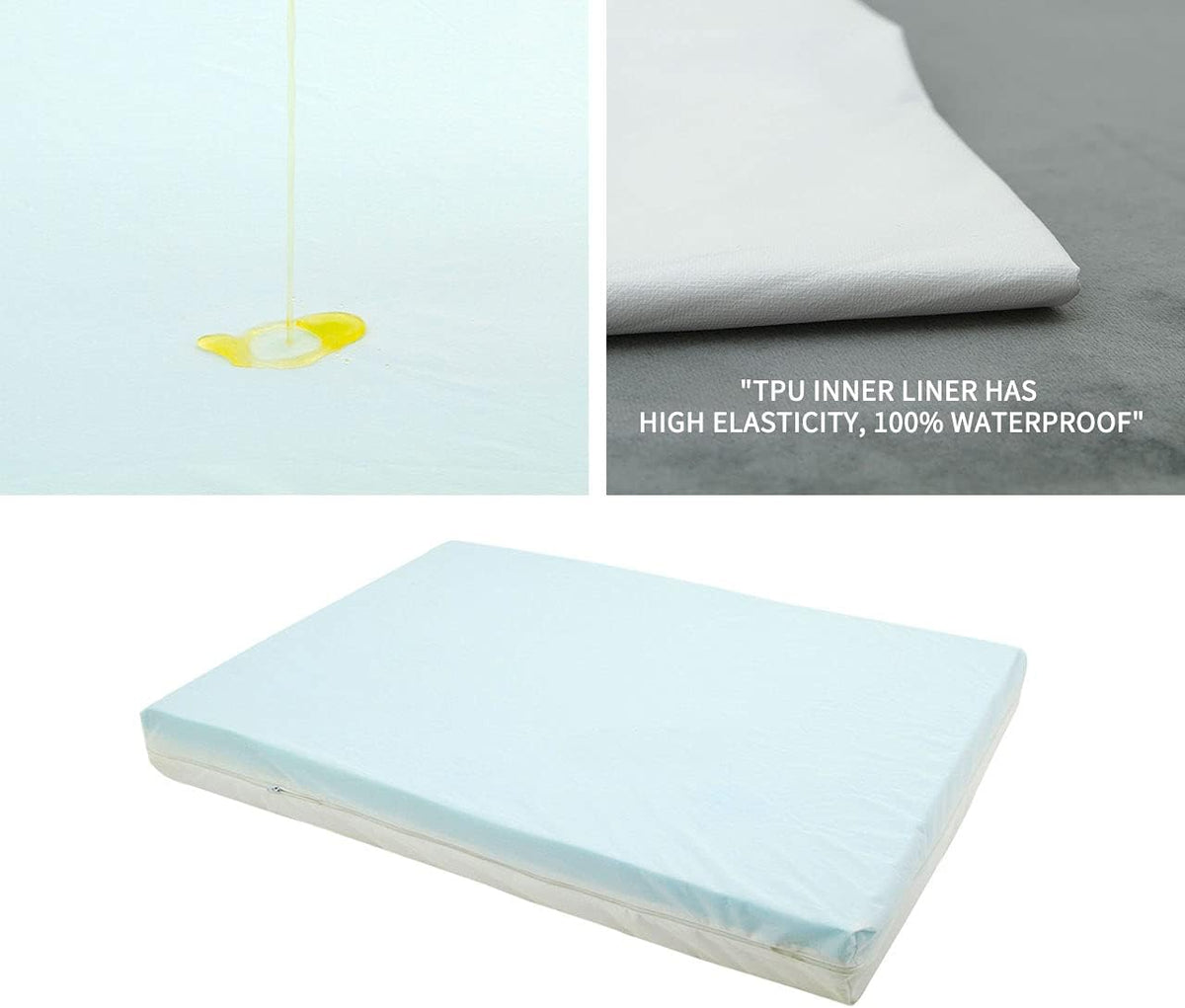 GOHOO Jumbo Dog Bed for Large Dogs, Orthopedic Memory Foam with Cooling Gel & Waterproof Lining