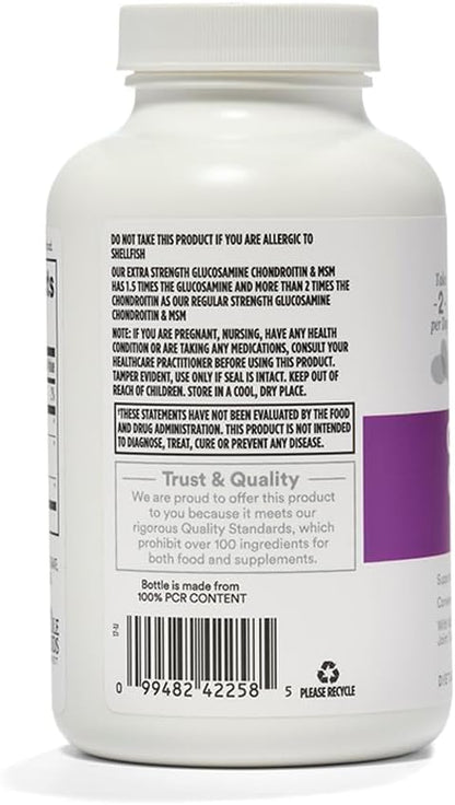 365 by Whole Foods Market, Extra-Strength Glucosamine Chondroitin and MSM, Supports Healthy Joints