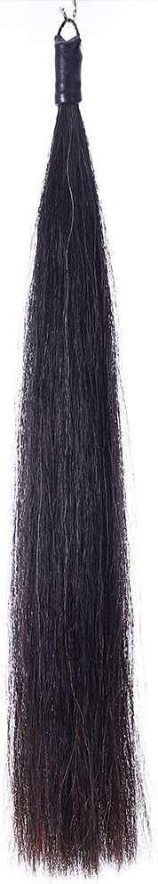Horse Tail Extensions with Braided Horsehair Loop, Blunt Cut Bottom, 28-30 inches Long and 3/8 lb