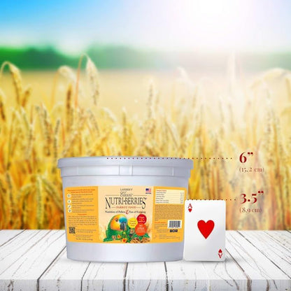 LAFEBER'S Classic Nutri-Berries Pet Bird Food, Made with Non-GMO and Human-Grade Ingredients, for