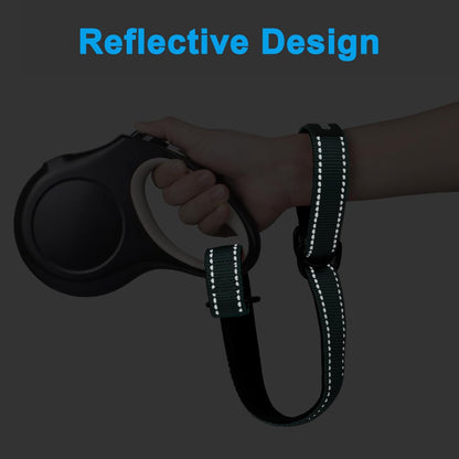 PetBonus Short Dog Leash, Safety Wrist Strap for Retractable Dog Leash, Reflective Design and