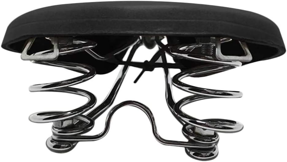 UNISTRENGH English Vintage Bicycle Saddle Touring City Saddle Comfortable Comfort Leather Bicycle
