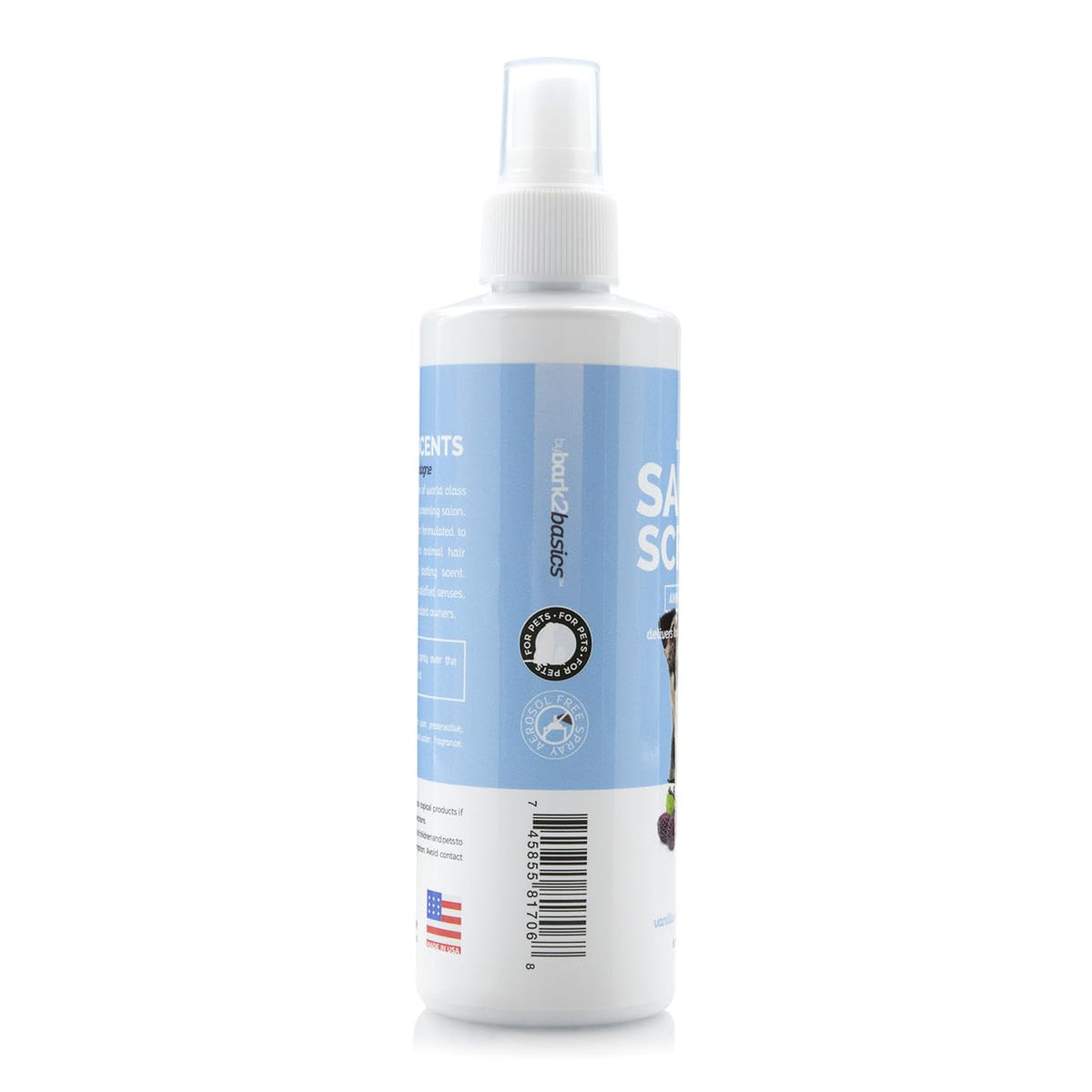 Bark2Basics Salon Scents Pet Grooming Cologne - 8 oz, Natural Professional Groomer Perfume for Dogs