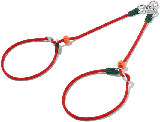 Howgo Double Slip Leash Slip Lead | Dual Dog Lead for 2 Dogs,360° Swivel No Tangle | Dog Training