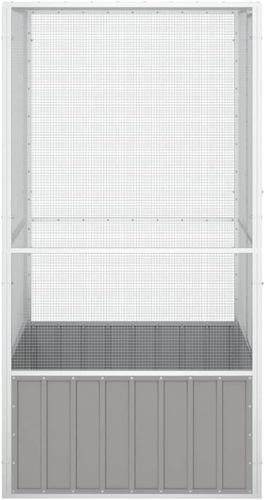Steel Bird Cage, Large Flight King Bird Cage for Cockatiels African Grey Quaker Amazon Sun