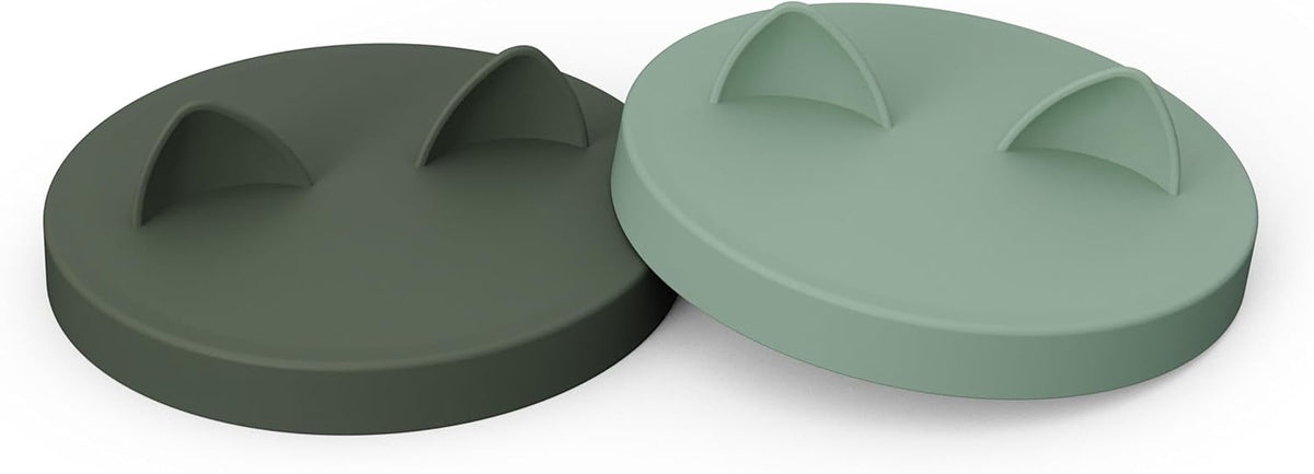 OHMO 2 Pack Pet Food Can Lids, (12.5-14oz) BPA Free Silicone Covers for Cat and Dog Food Cans