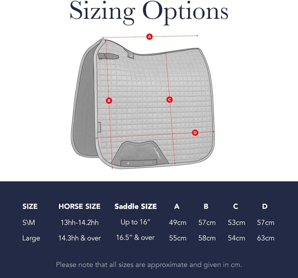 LeMieux Suede Dressage Square - English Saddle Pads for Horses - Equestrian Riding Equipment and
