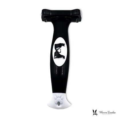 Warren London Deshedding Brush for Medium Dogs, Short Hair | 2.5″ Stainless Edge | Reduces Shedding