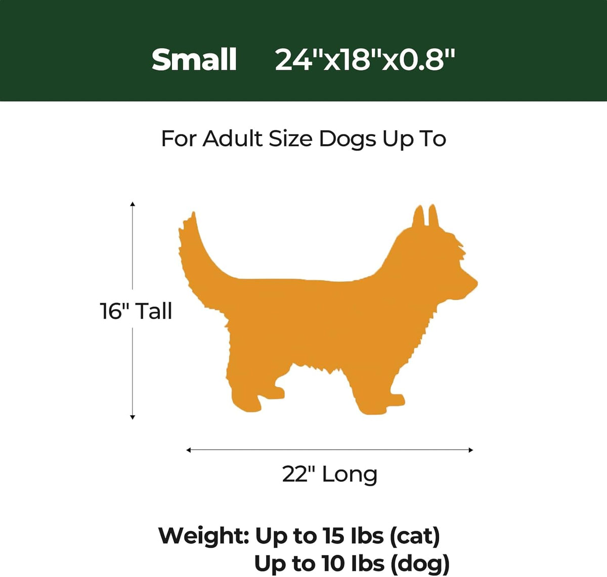 BALANCE Dog Crate Pad, Dog Foam Crate Mat Kennel Pad, Washable Water-Resistant Pet Bed Flat Dogs