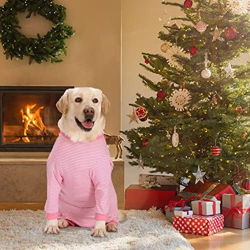 Yeapeeto Dog Onesie Surgery Recovery Suit for Large Medium Bodysuit Dogs Pajamas PJS Full Body for