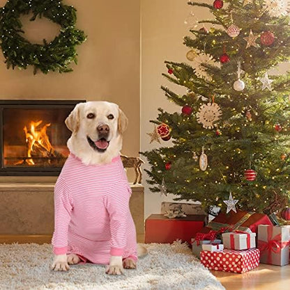 Yeapeeto Dog Onesie Surgery Recovery Suit for Large Medium Bodysuit Dogs Pajamas PJS Full Body for