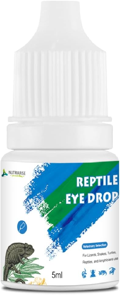 Reptile Eye Drops – Bearded Dragon Eye Rinse, Snake Eye Wash, Turtle & Lizard Eye Infection