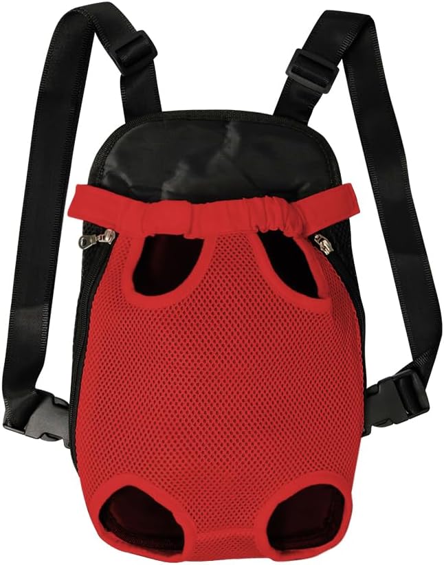 FEimaX Dog Carrier Backpack Pet Legs Out Front Cat Travel Bag, Adjustable Puppy Backpacks Carriers