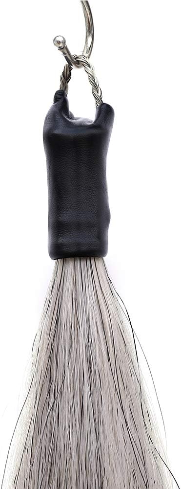 Horse Tail Extensions with Braided Horsehair Loop, Blunt Cut Bottom, 28-30 inches Long and 3/8 lb