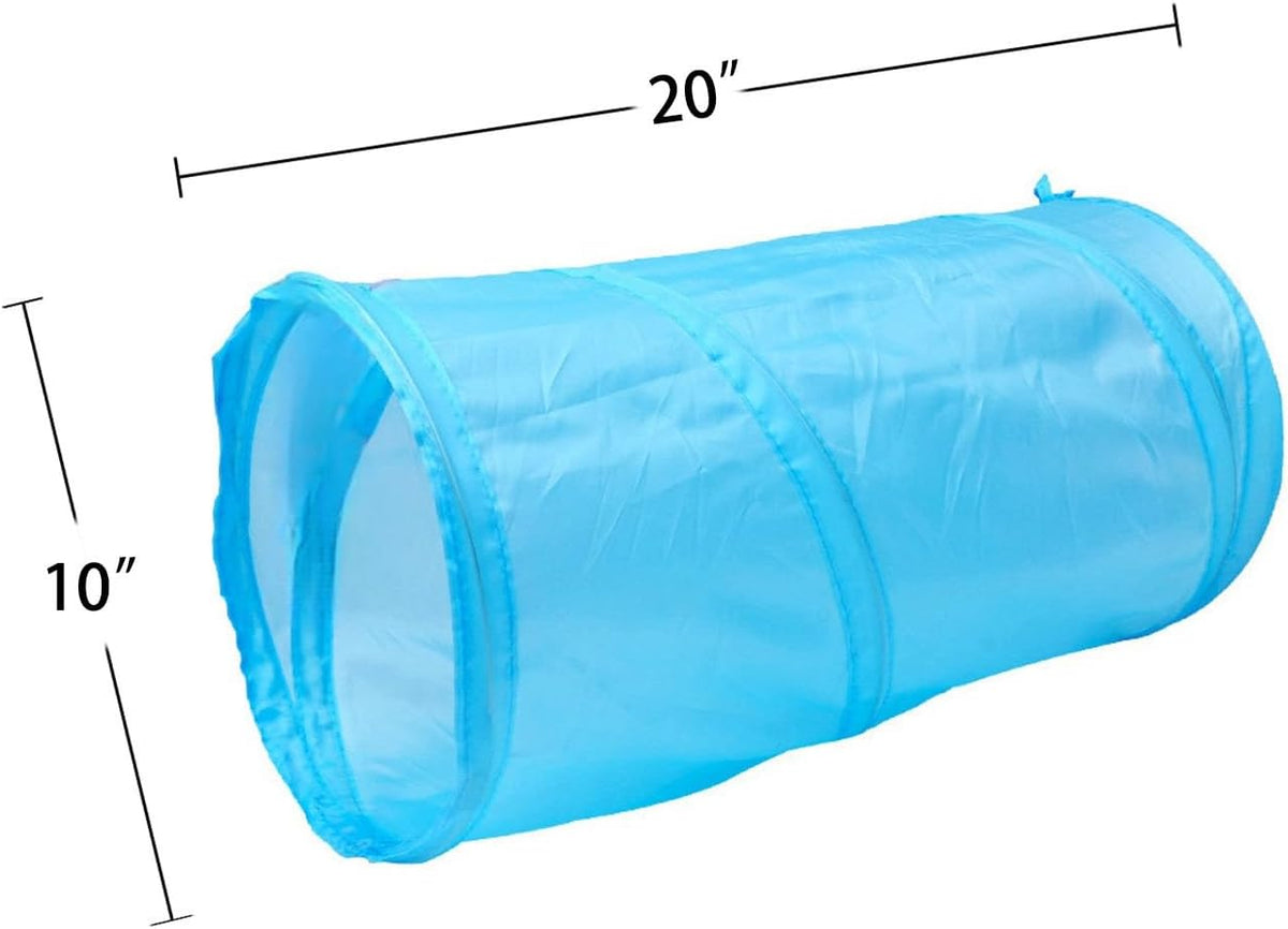 iCAGY Foldable Spiral Cat Tunnel - Indoor Toy for Small Cats, Kittens, and Rabbits - Tube for