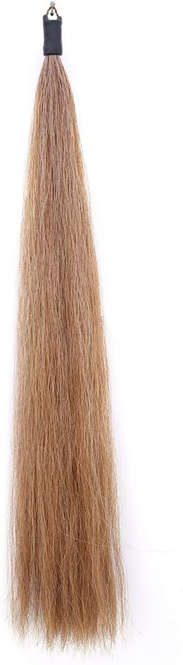 Horse Tail Extensions with Braided Horsehair Loop, Blunt Cut Bottom, 34-36 inches Long and 1 lb