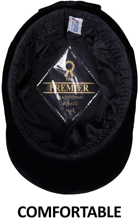 Dura-Tech Velvet Horse Riding Hunt Cap | Classic English Equestrian | Hunter Class Elegance | Use