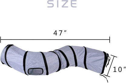 iCAGY Cat Tunnel for Indoor Cats Interactive, Rabbit Tunnel Toys, Pet Toys Play Tunnels for Cats