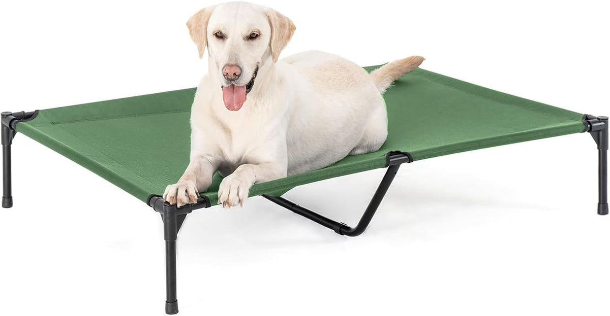 XL Elevated Dog Bed for Large Dogs, Extra Raised Dog Cot Beds, Heavy Duty Pet Cots with Durable