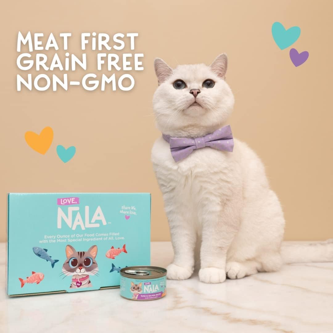 LOVE, NALA - FLAKED Chicken Variety Pack - 24 Pack - Natural Adult Cat Wet Food - Grain Free