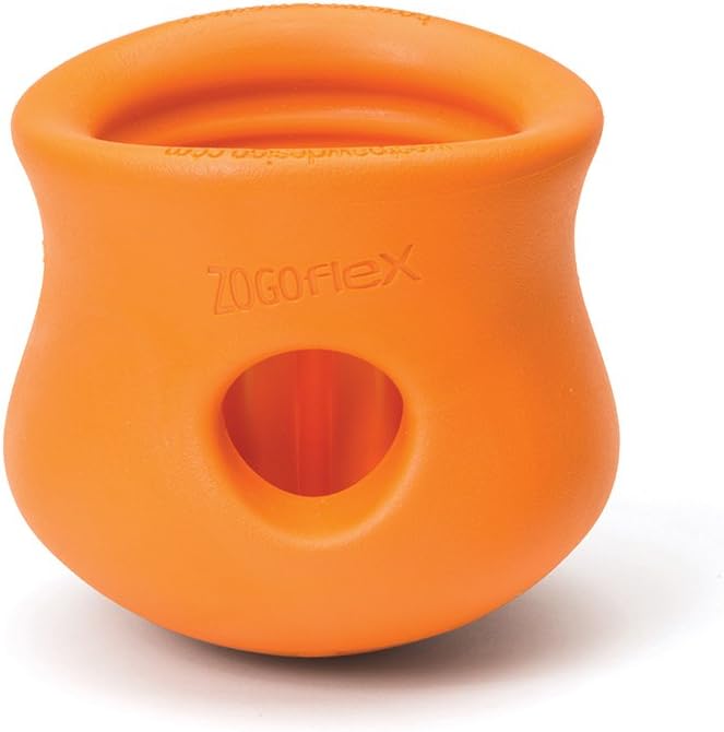 West Paw Zogoflex Toppl Treat Dispensing Dog Toy Puzzle – Interactive Chew Toys for Dogs – Dog Toy