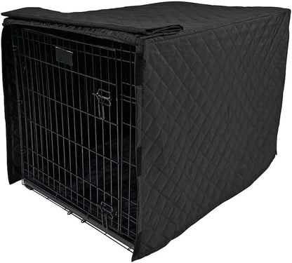 4Knines Quilted Dog Crate Cover – Heavy-Duty, Water-Resistant Fabric for Indoor/Outdoor Use