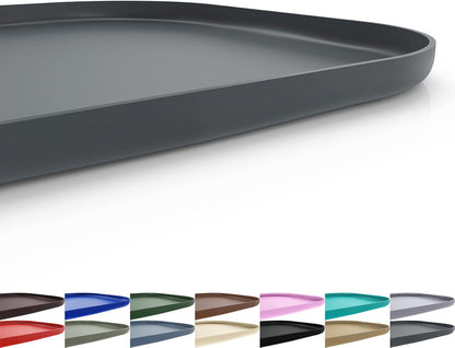 Silicone Pet Feeding Mat with Raised Edge for Food and Water, Dog Bowl Mats, Cat Bowls Placemat