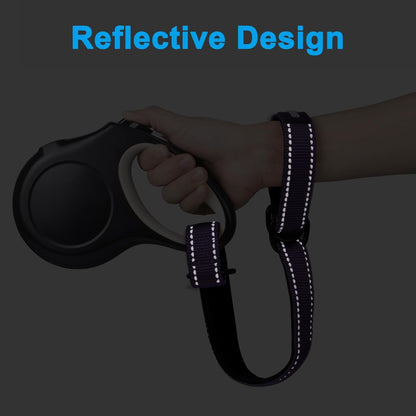 PetBonus Short Dog Leash, Safety Wrist Strap for Retractable Dog Leash, Reflective Design and